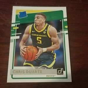 Chris Duarte donruss rated rookie card
